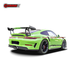 ชุดแต่งตัวถังรถยนต์คาร์บอนไฟเบอร์แบบแห้งสไตล์ OEM สำหรับ Porsche 991.2 GT3 RS ประกอบด้วยลิ้นหน้า สเกิร์ตข้าง ช่องระบายอากาศบังโคลน ฝาครอบกระจกมองข้าง และฝากระโปรงหน้า - Product Image 2
