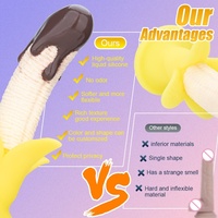 Bananen Dildo met Zuignap 195mm tot 245mm Vloeibare Siliconen Realistische Fruitvorm G-spot Massager voor Vrouwen en Koppels