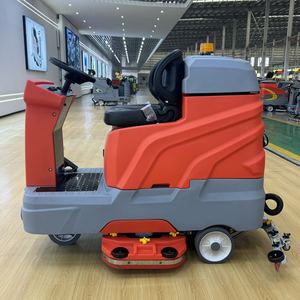 1500W Electric <b>Ride</b>-<b>On</b> Floor Scrubber With 1200mm Squeegee 7500m/h Capacity for Cleaning Airports & Shopping Malls - Product Image 4