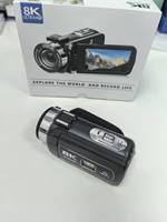 Caméra numérique 8k avec enregistrement en time-lapse, Wi-Fi intégré, enregistrement de mouvement, vision nocturne IR, sortie HDMI, caméra numérique professionnelle 8k