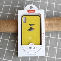 Boîte d'emballage de vente au détail pour téléphone avec lamination mate, en plastique recyclable, avec plateau intérieur pour l'électronique grand public