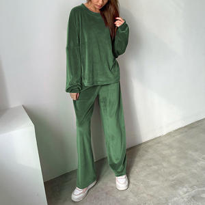 Conjunto de pijama erótico sexy personalizado de cuatro piezas <span class=keywords><strong>con</strong></span> plumas rosas para mujer, pijama de lujo de alta calidad para mujer - Product Image 5