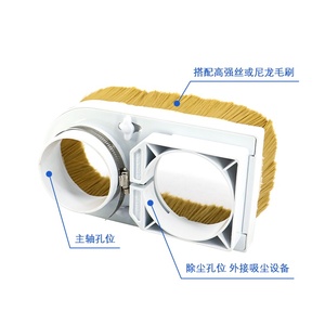 Push-Pull Woodworking Cutting Machine Dust Cover with Spindle Motor Brush Engraving Machine Accessories - Product Image 3