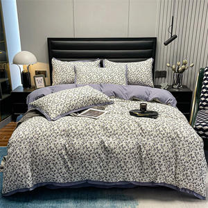 Set di lenzuola in lino naturale 4 pezzi Set di biancheria da letto in bambù consolatore da spiaggia - Product Image 4