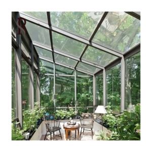 Rising Modern Aluminium Sunroom Factory Venta caliente Proyecto de acristalamiento de jardín insonorizado para villas <span class=keywords><strong>Casa</strong></span> de vidrio caliente Diseño de pérgola - Product Image 5