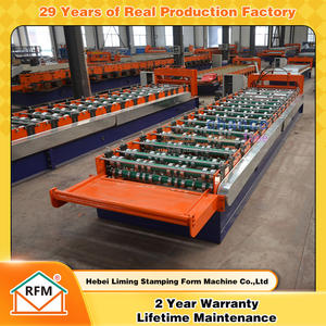 허베이 라임 진 시트 컬러 스틸 골판지 지붕 타일 만들기 기계 태양 지붕 타일 기계 - Product Image 5