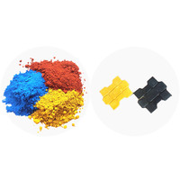 Colorant pour briques de ciment, poudre d'oxyde de fer