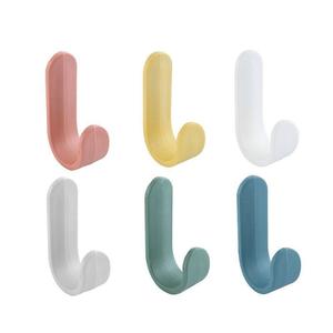 Adhesive <b>Hooks</b> for Hanging Heavy Duty Wall <b>Hooks</b> Self Adhesive Sticky Waterproof <b>Plastic</b> <b>Hooks</b> - Product Image 1