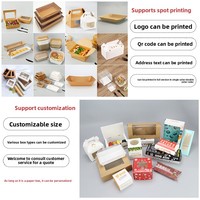 Boîtes à pizza jetables personnalisables en papier blanc triangulaires avec fenêtre pour emballage de tranches de gâteau, desserts et aliments