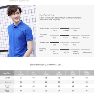 Hot Selling Sommer Polo 100% Baumwolle Herren Polo Shirts Stickerei Logo Golf Polo <span class=keywords><strong>Shirt</strong></span> für Herren Kleidung - Product Image 4