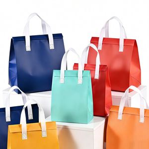 Bolsas Térmicas Reutilizables para Entrega de Alimentos, Impermeables, Aisladas, de Tela No Tejida, Multicolores, con Logotipo Personalizado, al por Mayor - Product Image 2