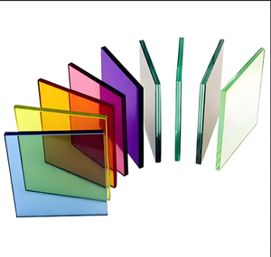 Panneau de mur rideau en verre trempé isolant de couleur personnalisée, design écologique pour <span class=keywords><strong>façade</strong></span> de bâtiment commercial, insonorisation et isolation thermique - Product Image 1