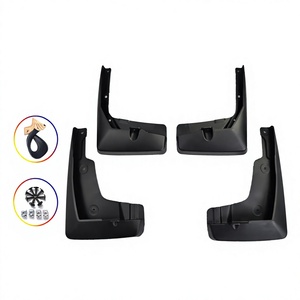 Pour Toyota Camry 2015-2017 Version US, garde-boue avant et arrière en plastique noir - Product Image 5