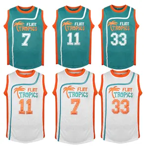 Alikatuna Mond #33 Flint Tropics Basketball Herren Trikot S-XXXL