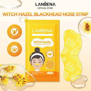 LANBENA <b>Nose</b> Care Blackhead Removal <b>Nose</b> Mask Deep Cleansing <b>Witch</b> Hazel <b>Nose</b> Strips for Skin Pores Shrinking - Product Image 1