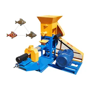 Mini Cow Floating Fish Feed Pellet Machine with Mixer for Home Use Plant Manufacturer Industries New Used Condition Direct India