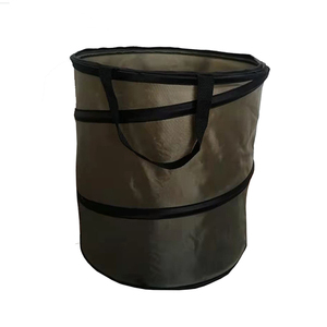 High quality Leaves collection Collapsible Pop Up camping trash can ,compost bin garden