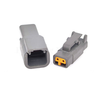 Kit de Conectores de 2 Pines DTM04-2P/DTM06-2S, Serie Deutsch DTM, Enchufe Automotriz Impermeable de 2 Pines