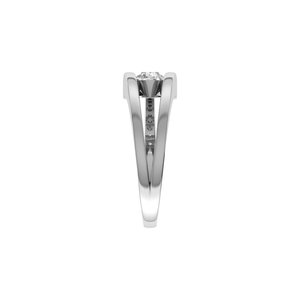 Classy Round Cut Lab Grown Diamond <b>Ring</b> <b>925</b> <b>Silver</b> 9kt, 14kt, 18kt Gold Diamond <b>Rings</b> for Women's Engagement <b>Ring</b> - Product Image 2