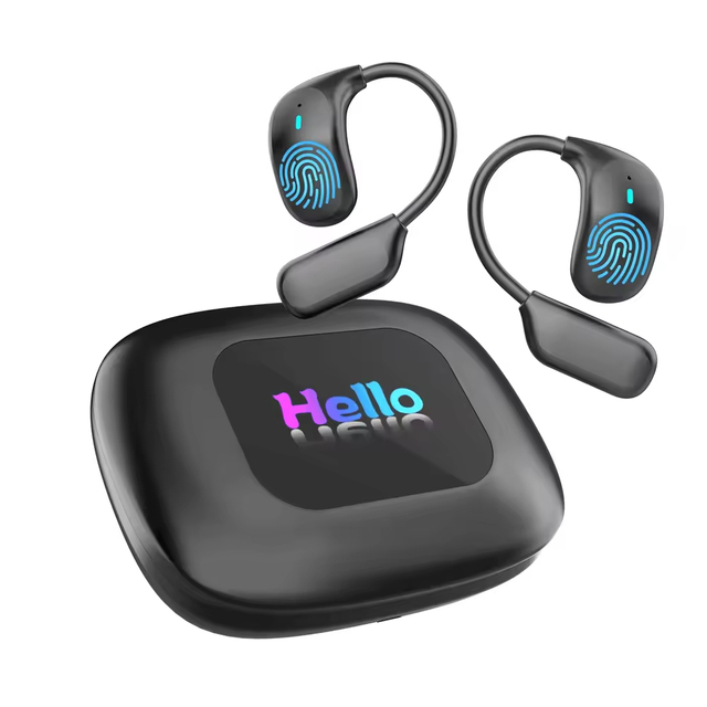 AI Real-Time Translation Earbuds 144 Languages Two-Way Translator HD Sound Multi-Mode Digital Display Battery for Travel