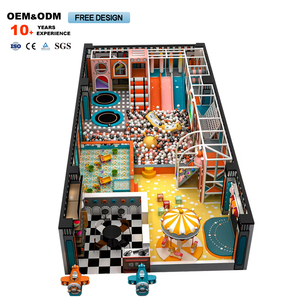 Aire de jeux intérieure commerciale de conception nouvelle, zone de jeux souple avec toboggan pour enfants, aire de jeux intérieure pour enfants avec toboggan souple - Product Image 2