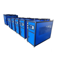Pompe de refroidissement industrielle portable 5 CV à économie d'énergie, moteur R-410A, équipement de réfrigération efficace pour le transfert de chaleur