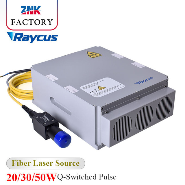 Raycus 20W 30W 50W Q-switched Pulse 1064nm Fiber Laser Source Output Metal Protective Connector RFL-P20QE RFL-P30Q RFL-P50QB