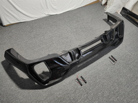 Kit carrosserie fibre de carbone type LD pour BMW X6 G06, lèvre avant, diffuseur arrière, jupes latérales, spoiler, coque de rétroviseur en maille centrale