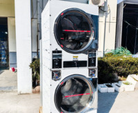 Promotion : Séchoir professionnel commercial à double couche, à monnayeur ou commande par carte, pour laverie automatique