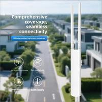 Point d'accès sans fil extérieur double bande CF-EW82 1300M IEEE 802.11ac avec antenne à gain élevé, anti-interférence et couverture longue portée