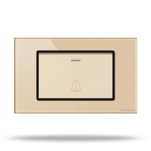 Panel de PC, 2 juegos de interruptores universales de pared para escaleras con indicador LED de paso directo de 1 vía, 16A, encendido/apagado - Product Image 1