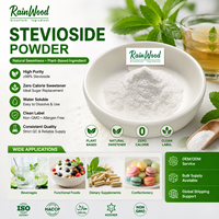 Poudre de Stevioside Rainwood, Extrait de Stévia, Édulcorant Naturel, Ingrédient Alimentaire pour la Formulation de Boissons et d'Aliments