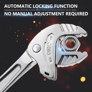 Kunci pas dapat disesuaikan cakar kepiting langsung pabrik kunci pas dapat disesuaikan bukaan besar Ratchet adaptif cepat Multifungsi - Product Image 6