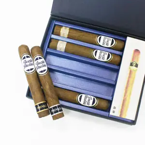 Chất Lượng Tốt Thân Thiện Với Môi Không Thấm Nước Cá Nhân Cigar In Ấn Nhãn Cigar Ban Nhạc Nhãn