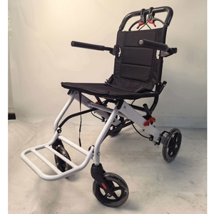 Fauteuil roulant pliant en aluminium économique <span class=keywords><strong>pour</strong></span> le voyage, prix de gros, équipement médical <span class=keywords><strong>pour</strong></span> personnes âgées et handicapées - Product Image 3