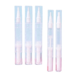 Cosmetic Lip <b>Gloss</b> Container Applicators Eyelash Growth 5ml Empty Nail Oil Pen With Brush Tip - Product Image 1
