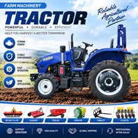 Tracteur miniature diesel 70HP 80HP à prix d'usine, cultivateur sur roues multifonction pour verger et ferme