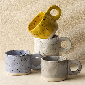 Tazza da Caffè in Ceramica <span class=keywords><strong>Vintage</strong></span> con Manico Effetto Splash-Ink Vendita all'Ingrosso - Product Image 6