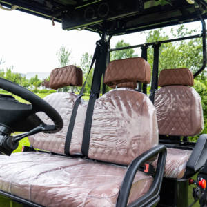 2025년형 럭셔리 디자인 알루미늄 프레임 리튬 이온 배터리 <span class=keywords><strong>4</strong></span>인승 리프트업 전동 골프 카트 - Product Image 6