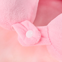 Oreillers en forme de U personnalisés avec logo brodé de dessins animés, en coton doux, parfait pour le repos de la tête, oreiller de voyage personnalisé