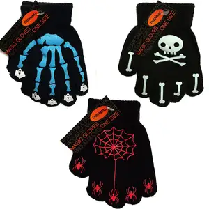 Зимние трикотажные перчатки для мальчиков