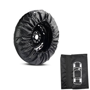 Funda para Rueda de Repuesto, Funda Protectora de Poliéster para Neumáticos de Coche, Bolsas de Almacenamiento para Neumáticos de Coche para Invierno y Verano, Protector de Ruedas de Vehículo, Accesorios para Coche - Product Image 2
