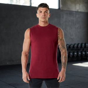 <b>Mens</b> Cotton Oversized Heavyweight Crewneck Breathable Loose Fit Boxy <b>Cropped</b> Acid Wash Tank <b>Top</b> Casual Streetwear Summer Apparel - Product Image 4