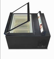 Vitrine Réfrigérée Comptoir à Refroidissement Direct -20°C pour Crèmes Glacées et Gelatos, 3 Bacs GN, Contrôle Numérique, Certifiée CE