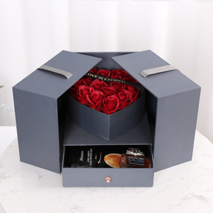 Offre Spéciale <span class=keywords><strong>livraison</strong></span> rapide à lacets Rose savon fleur bijoux boîte-cadeau <span class=keywords><strong>pour</strong></span> la Saint-Valentin fête <span class=keywords><strong>des</strong></span> mères - Product Image 2