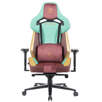 Chaise de jeu exécutive en cuir RXGAMER avec accoudoirs réglables 4D, construction robuste, pivotant à 360 degrés