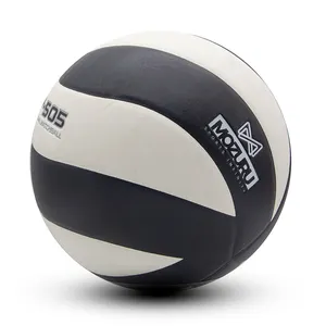 Pelota de voleibol de alta calidad cosida a máquina para jóvenes, pelota de entrenamiento colorida de PVC para playa