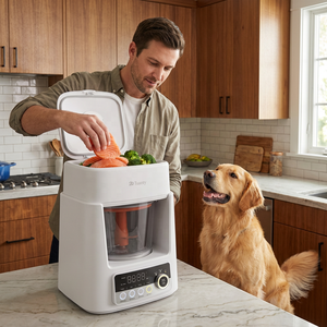 Machine à nourrir les animaux domestiques à usage domestique - Machine de cuisson automatique intelligente pour des aliments frais et crus pour animaux - Product Image 5