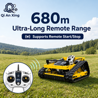 Mesin Pemotong Rumput Beroda Rantai 4-Tak Bertenaga Tinggi untuk Industri, Tanpa Kabel, dengan Remote Control, untuk Lapangan Golf dan Halaman Rumah Sakit
