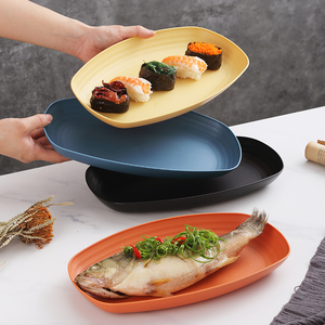 Platos <span class=keywords><strong>de</strong></span> Plástico Clásicos Ovalados <span class=keywords><strong>para</strong></span> Fiestas y Cenas, Bandeja <span class=keywords><strong>de</strong></span> Plástico Resistente al Calor Multicolor <span class=keywords><strong>para</strong></span> Alimentos, Venta al por Mayor - Product Image 5
